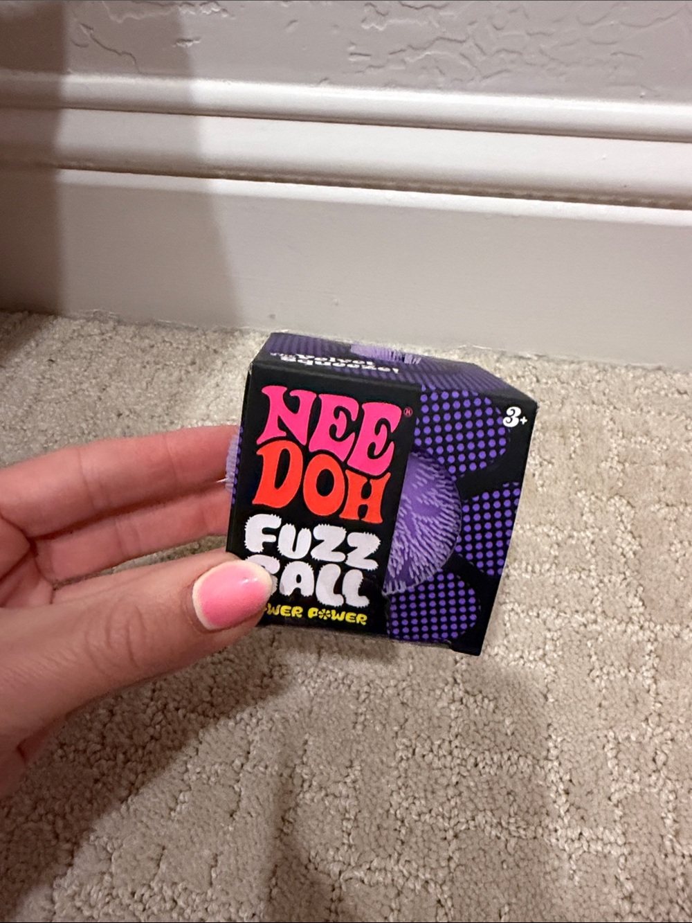 AUTHENTIC** HARD to get Nee Doh Fuzz Ball Toy - flower power